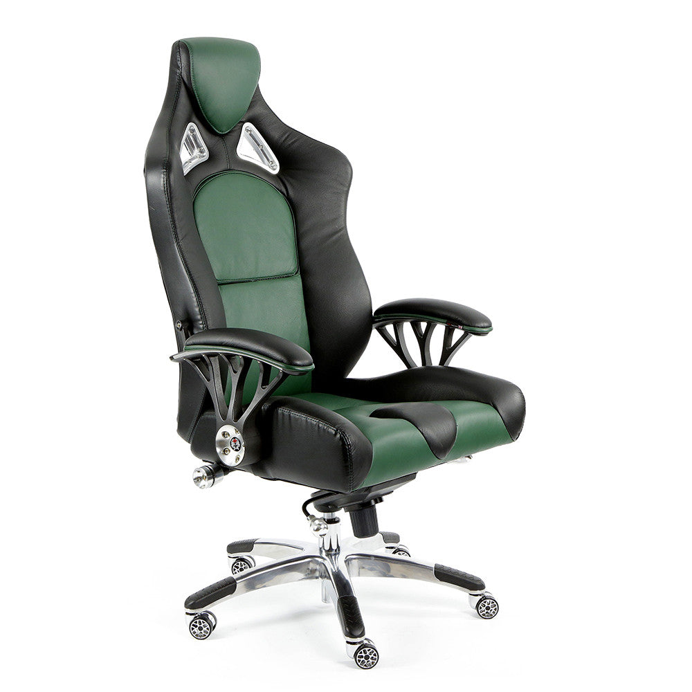 ProMech Racing Speed 998 Office Racing Chair British Racing Green