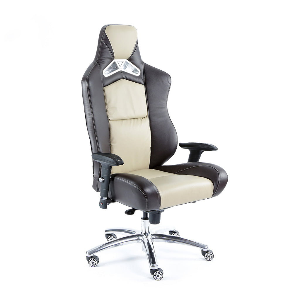 ProMech Racing GT-992 Office Racing Chair Taupe Tan (PU)