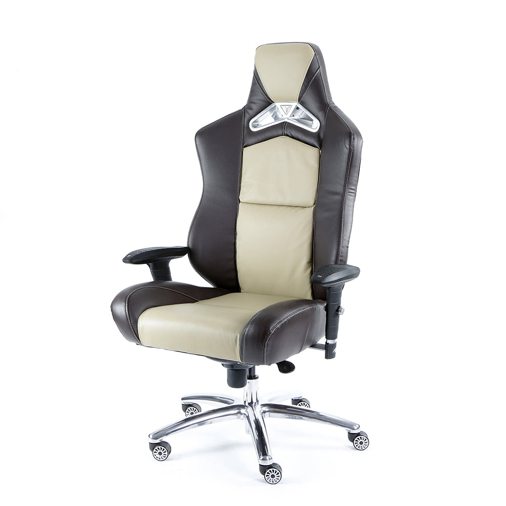 ProMech Racing GT-992 Office Racing Chair Taupe Tan (PU)