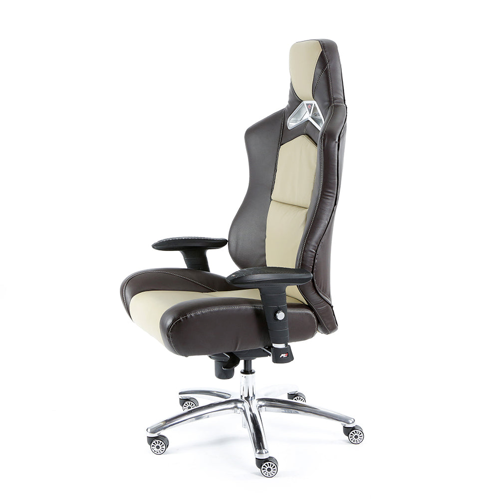 ProMech Racing GT-992 Office Racing Chair Taupe Tan (PU)